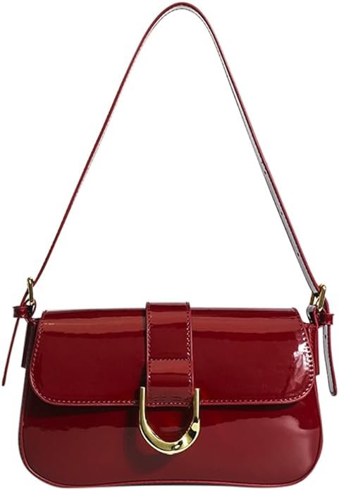 Red Small Crossbody Shoulder Bag